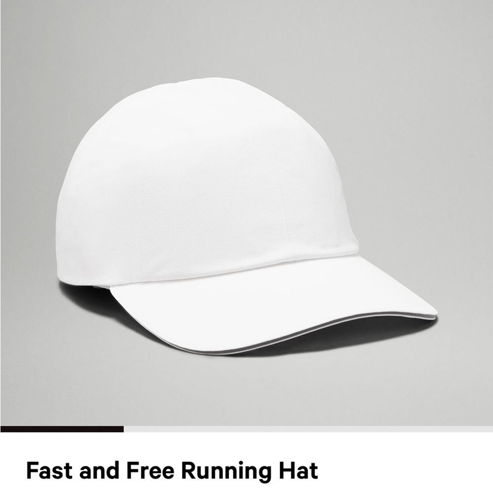 Lululemon White Running Hat